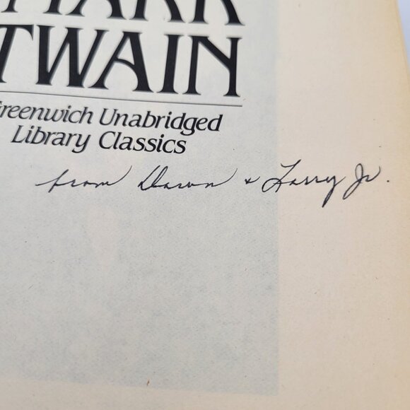 Mark Twain Greenwich Unabridged Library Classics 1982 Red Hardcover Chatham - Picture 9 of 13